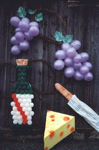 Wine & Cheese Decoration